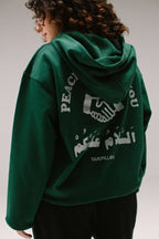 Peace Be Upon You Hoodie - Green
