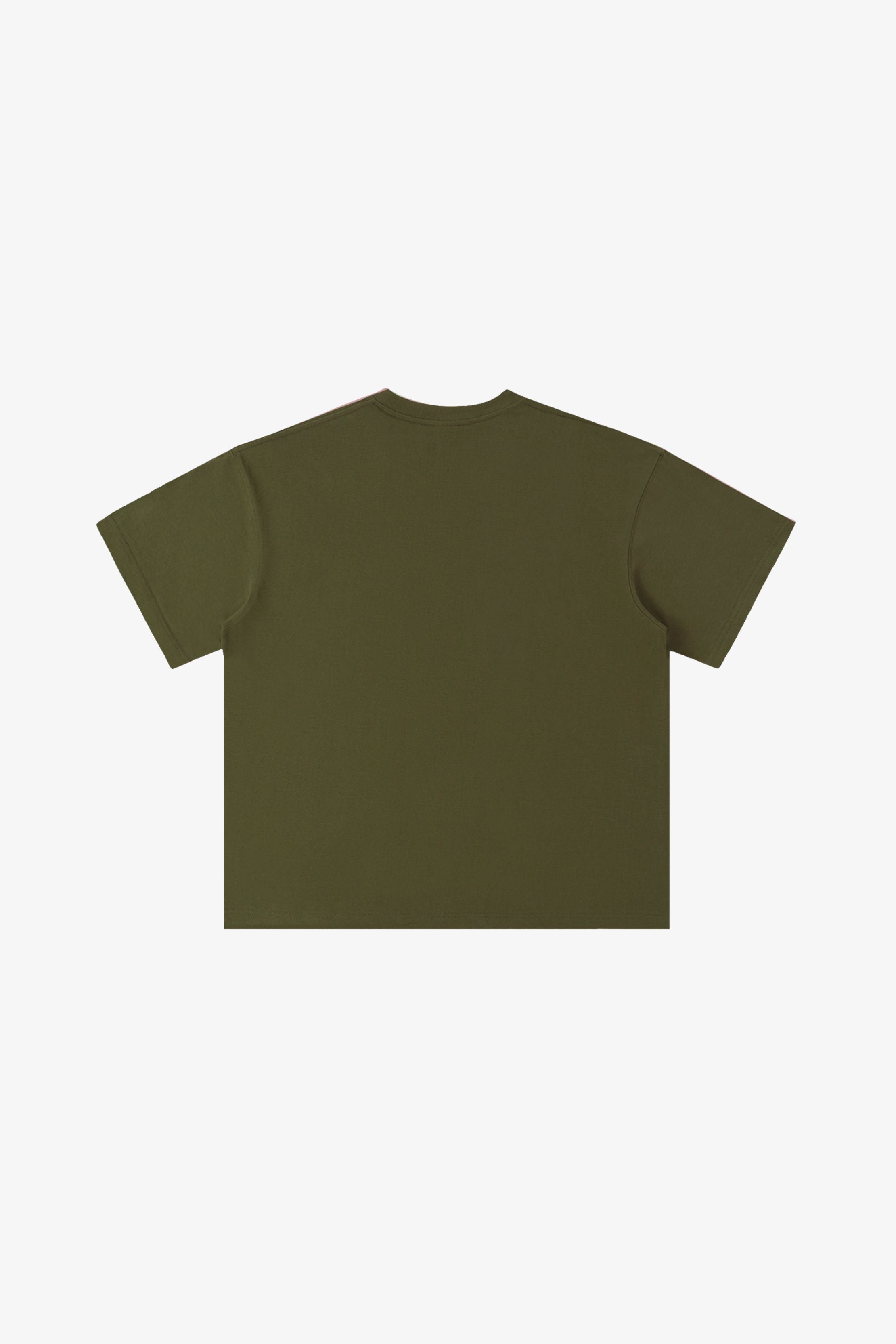 Alhamdulillah heavyweight cotton tee by 5ivepillars in Black, Army Green, and Brown