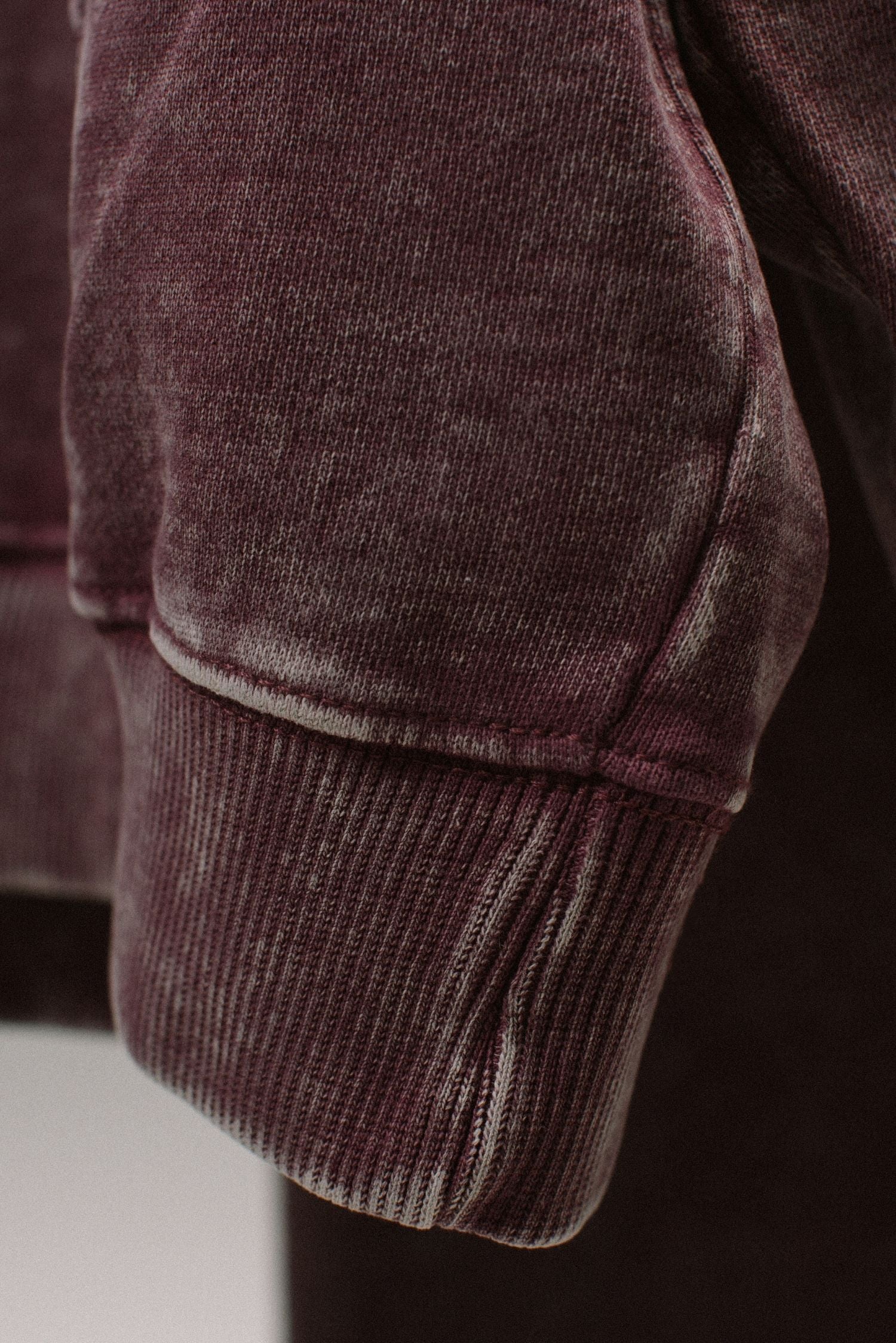POA Hoodie - Washed Maroon