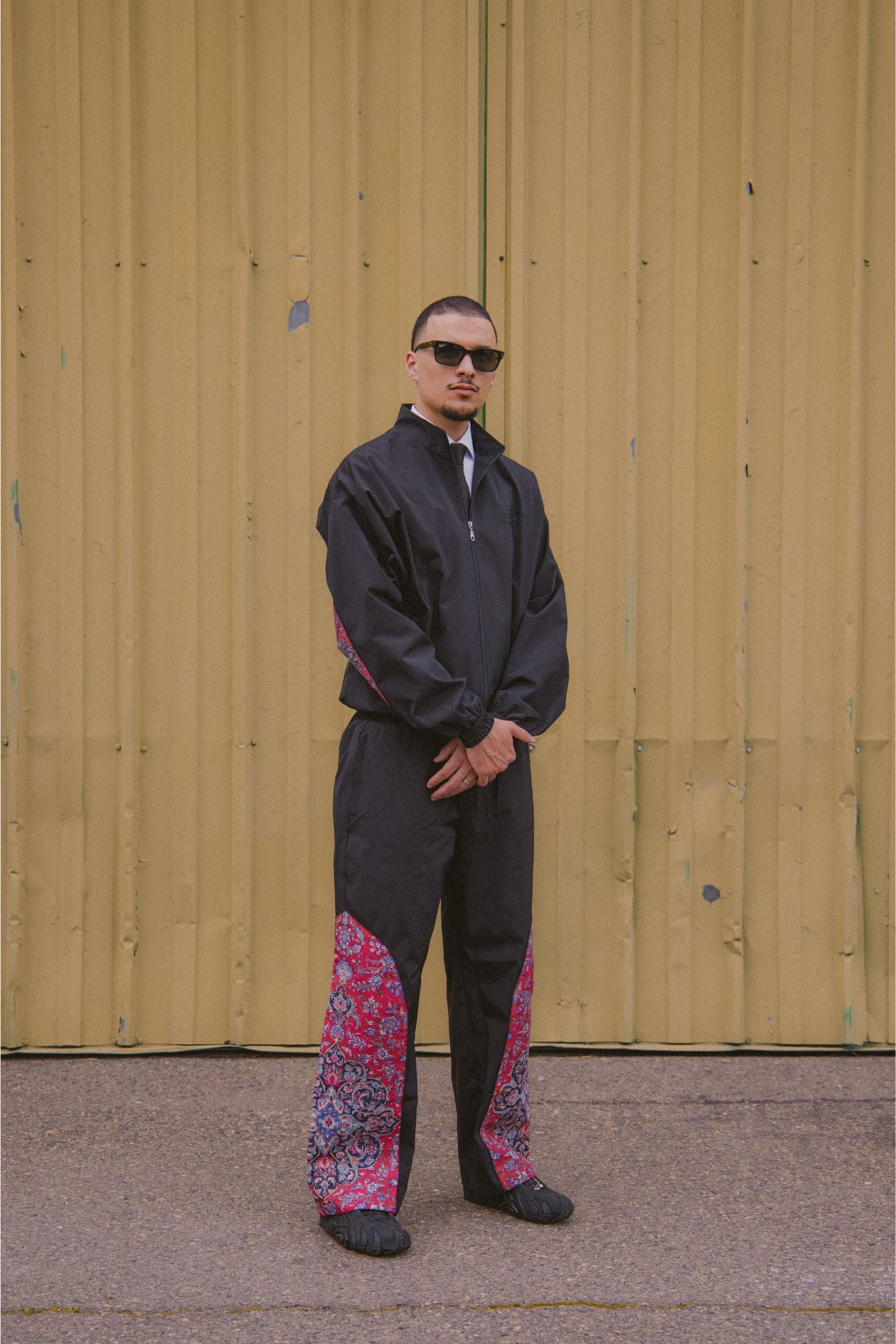 Rug Tracksuit Top - Black