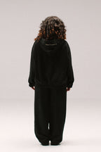 Hub (Love) Zip-Up Hoodie - Black