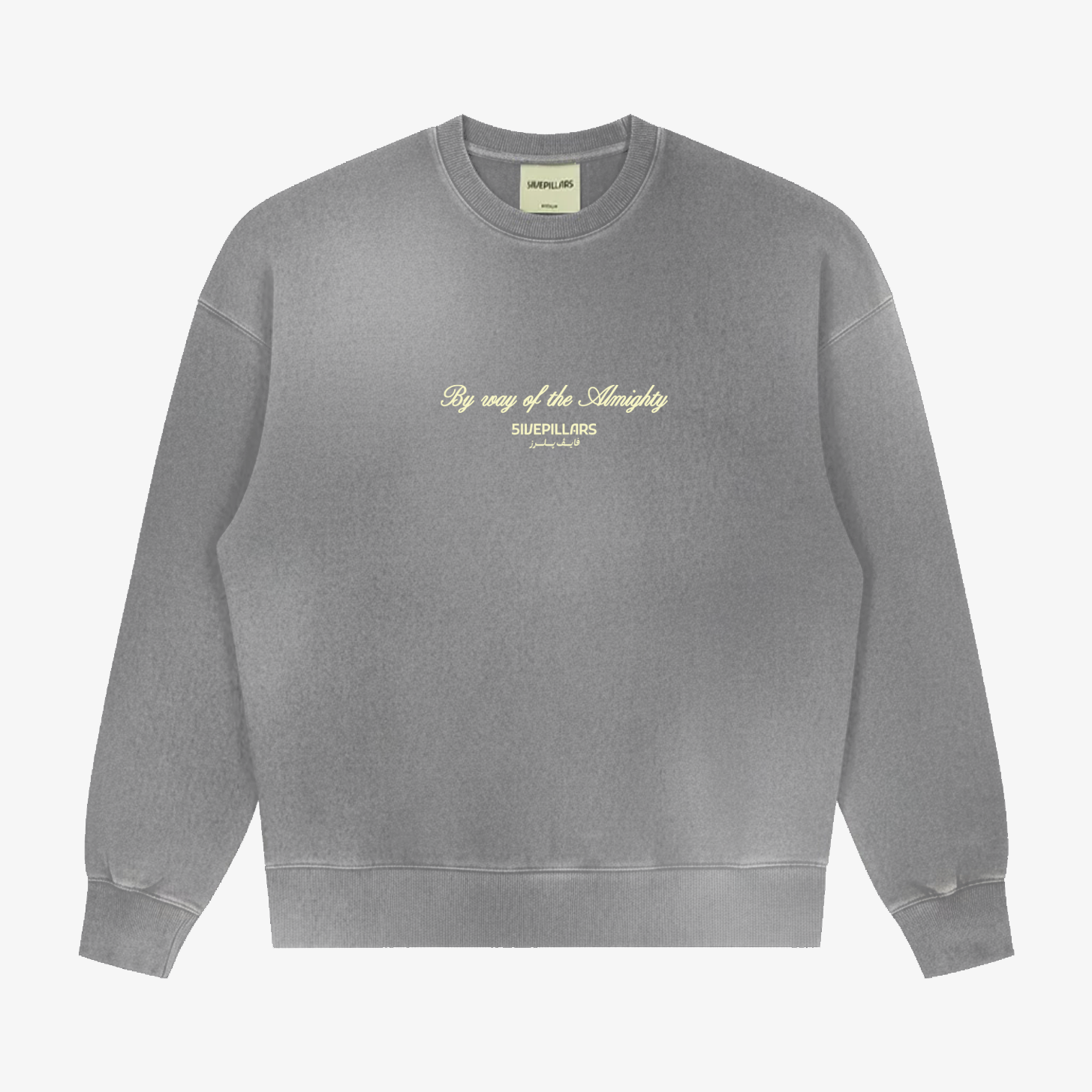 By Way Of The Almighty Crewneck - Grey