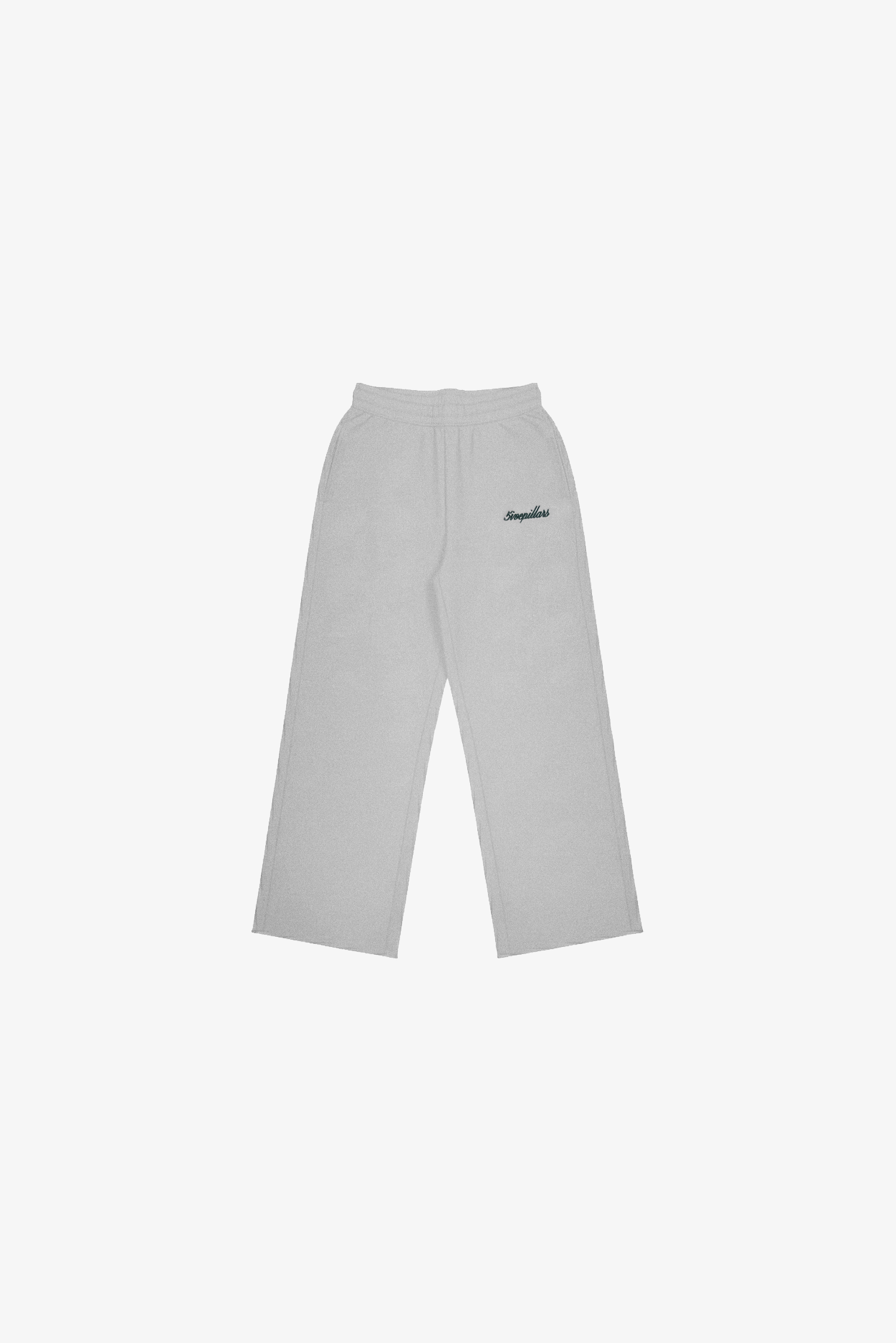 Script Relaxed Fit Sweatpants - Grey