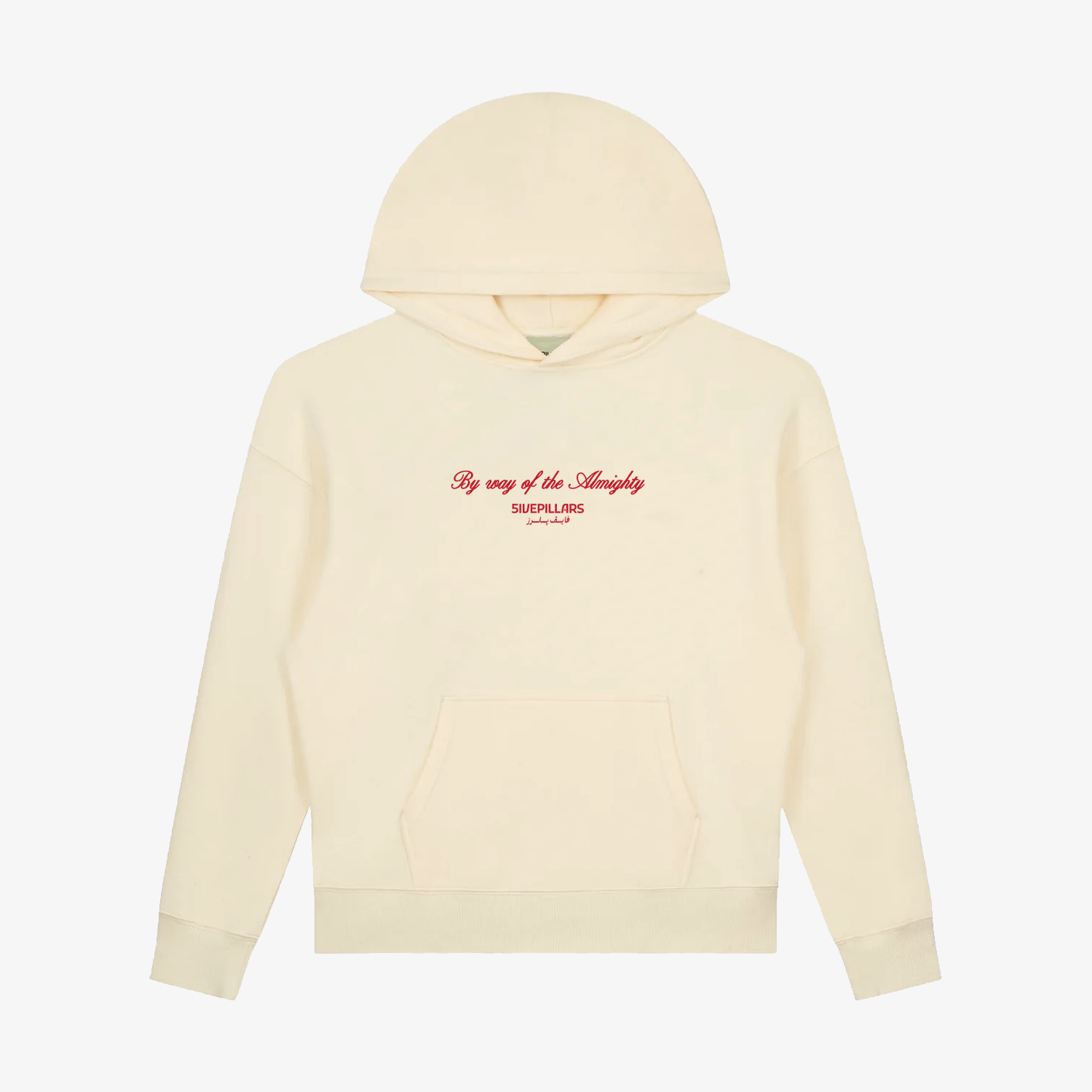 By Way Of The Almighty Hoodie - Cream