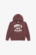 POA Hoodie - Washed Maroon