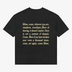 Come Home Tee - Washed Black