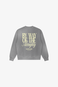 By Way Of The Almighty Crewneck - Grey