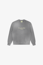 By Way Of The Almighty Crewneck - Grey