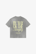 By Way Of The Almighty Tee - Washed Grey