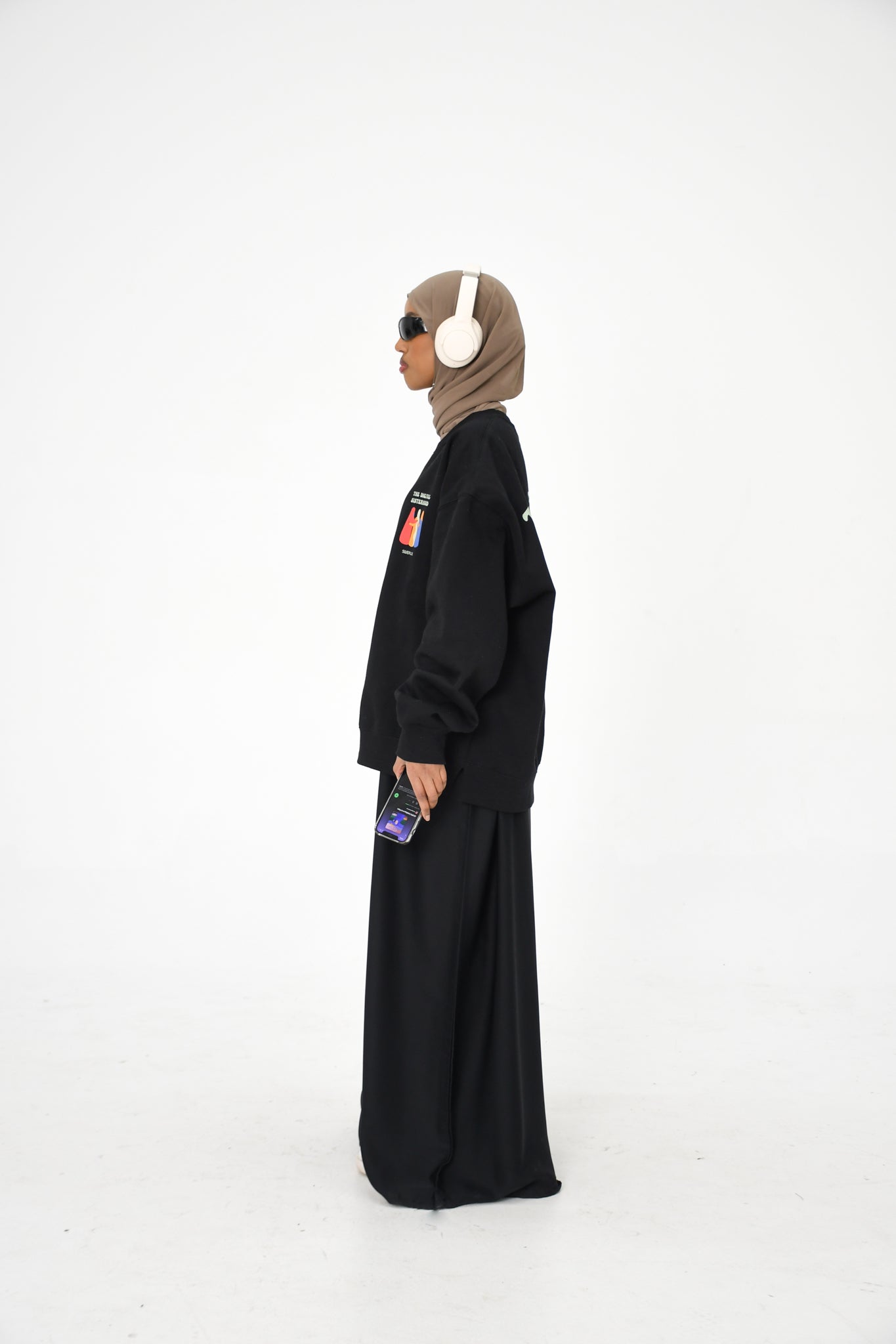 TDS x 5ivepillars Crewneck - Black