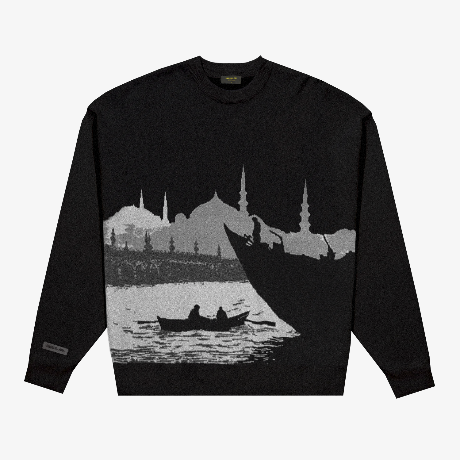 Istanbul Knit Crewneck - Black