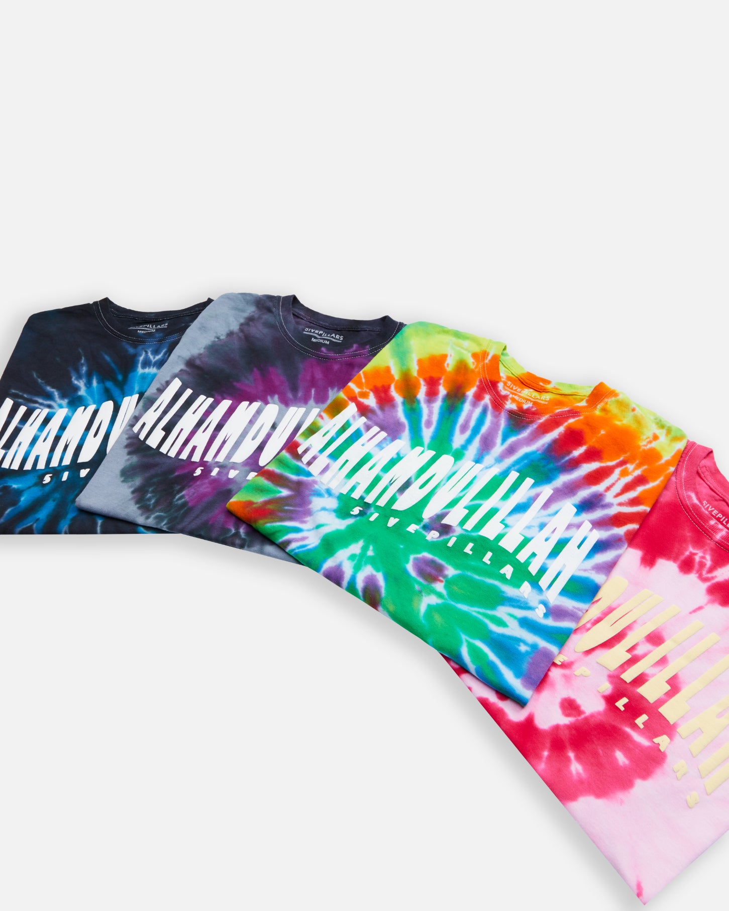 Alhamdulillah Tie Dye Tee - Purple
